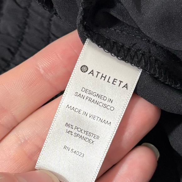 Athleta Roaming Black Sleeveless Jumpsuit Size 8 - Picture 6 of 6